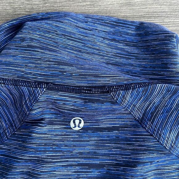 LULULEMON Nice Asana Jacket Size 4 Wee Are From Space Cadet Blue Luon Full Zip - Picture 9 of 11